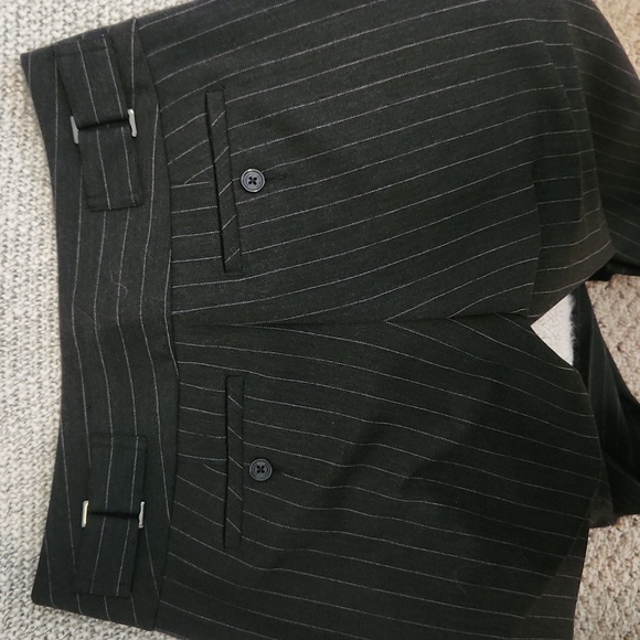 Express beautiful Editor pinstripe ladies trousers, size 0 Long. - Picture 4 of 5